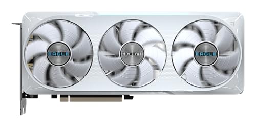 Gigabyte GeForce RTX 5070 Eagle OC Ice SFF 12G Tarjeta Gráfica - 12GB GDDR7, 192 bits, PCI-E 5.0, 2587 MHz Core Clock, 3 x DP 2.1a, 1 x HDMI 2.1b, NVIDIA DLSS 4, GV-N5070EAGLEOC ICE-12GD