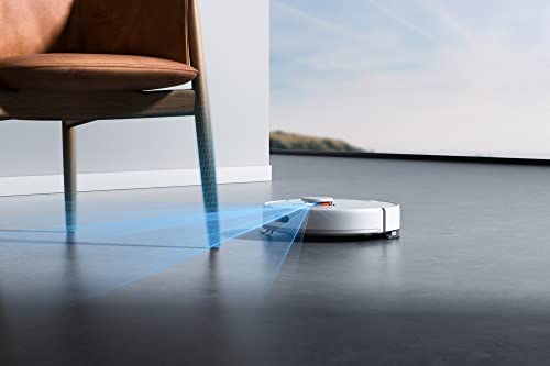 Xiaomi Robot Vacuum X10, Aspirador Inteligente, Recogida rápida de Polvo, Drenaje automático, Limpiador de Lavado 2 en 1 eficiente, hasta 180 Minutos de Limpieza Continua, Cepillo Incluido