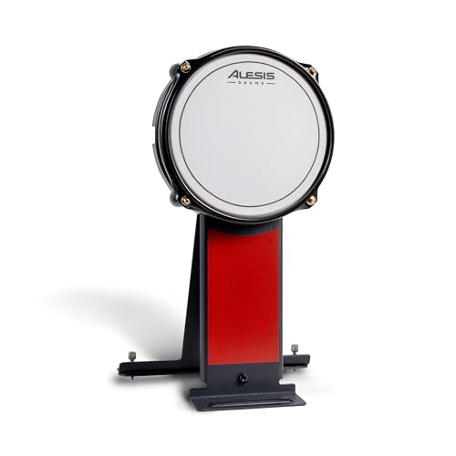 Alesis Crimson III - Set de Batería Eléctrica, Bluetooth, MIDI, Parches de Malla Doble Zona, Ride Triple Zona, Platillos con Choke, Lecciones de Drumeo y BFD, Admite Doble Bombo, Rojo