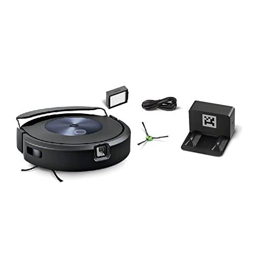 iRobot Roomba Combo i8 Robot Aspirador y Friegasuelos 2 en 1 Cepillos Goma antienredos Ideal Mascotas Mapeo avanzado y selección Zonas Navegación Inteligente Recarga y reanuda Control por Voz y App.