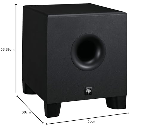 Yamaha HS8S - PA, Subgrave autoamplificado para DJs, productores y artistas, en negro