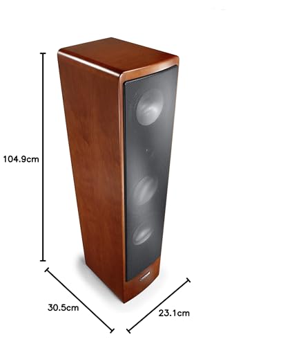 Canton Ergo 690 DC - Altavoces (2.5 cm, 18 cm, 20 cm, 170W, 320W, 20 - 40000 Hz) Madera