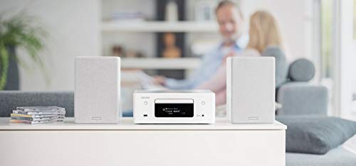 Denon Ceol/N10 - Microcadena con conexión en red, color blanco