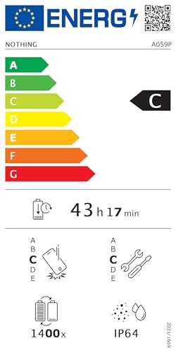 Nothing Phone (3a) Pro 256 GB – Smartphone 5G Android Libre con eSim, 12 GB RAM, Cámara periscópica OIS de 50MP, Ultra Zoom 60x, Carga rápida a 50W y Pantalla AMOLED FHD+ 120 Hz de 6,77" - Negro