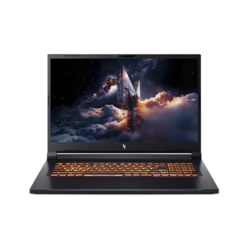 acer Nitro V 17 AI ANV17-61, Ordenador Portátil Gaming 17.3", Full HD IPS (AMD Ryzen AI 9 365, 32 GB RAM, 1024 GB SSD, GeForce RTX 5070, Sin Sistema Operativo), Negro, Teclado QWERTY Español