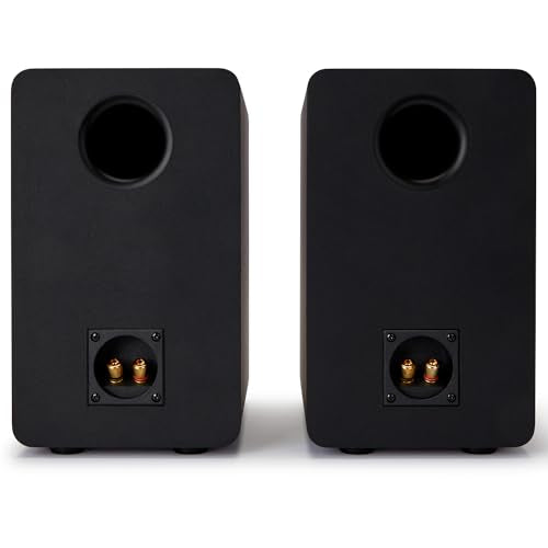 Aiwa SP-A100 Altavoces de estantería pasivos, Par de Altavoces de estantería,Hi-Fi Altavoz de 2 vías, 150W de Potencia, Woofer de 5.25", Bookself Speakers, con Sistema Reflex de Graves. Color: Negro