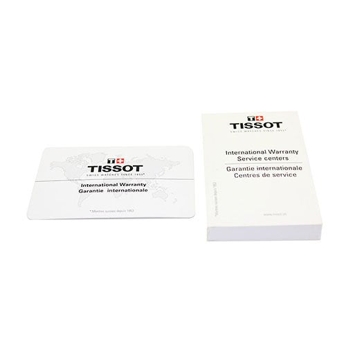 Tissot T97118331 - Reloj analógico de mujer de cuarzo con correa de acero inoxidable plateada