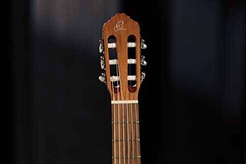 Ortega R180 - Guitarra clásica (cedro y bubinga, tamaño 4/4), color natural