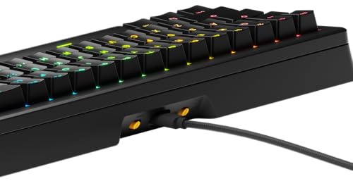 Glorious Gaming GMMK 3 HE Med dynamiska avtryckare, Hall Effect, 8K uppdateringsfrekvens, MX- Och magnetbrytare, 65% kompakt, modulärt packningssystem, doubleshot PBT-tangenter, USA QWERTY - Svart