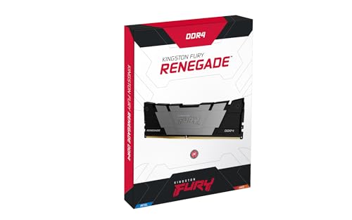 Kingston FURY Renegade 128GB 3600 DDR4 CL18 DIMM (Kit de 4) Memoria gamer para Ordenadores de sobremesa - KF436C18RB2K4/128