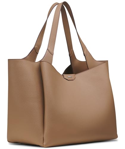 DKNY Willa Tote, Bolsa de Transporte Mujeres, Cappucino, Large