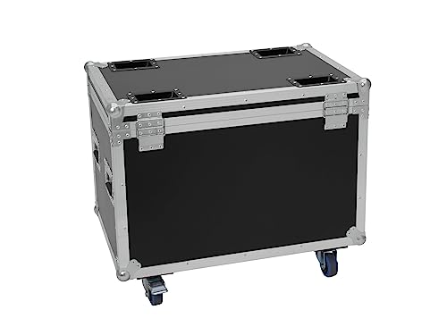 ROADINGER Flightcase 4 x TMH-W400 | PRO Flightcase con ruedas giratorias para 4 x TMH-W400