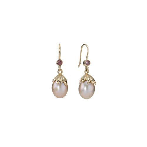 Pandora 250294D - Pendientes de oro amarillo de 14 quilates