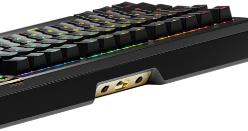Glorious Gaming GMMK 3 Pro HE 75%: trådlöst gamingtangentbord Med dynamiska avtryckare, Hall Effect, aluminiumhölje, 8K uppdateringsfrekvens, utbytbara MX- Och HE-brytare, USA QWERTY - Svart