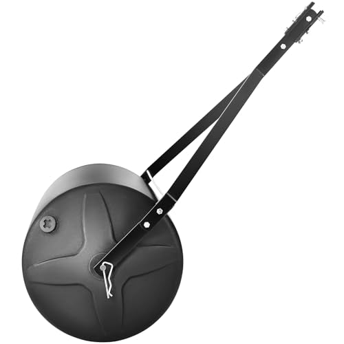 VEVOR Rodillo para Césped 400 Libras 181 L Rodillo para Jardín Relleno de Arena/Agua LLDPE Rodillo para Césped Marco de Acero con Tapa Fácil Giro Remolque Detrás del Tractor ATV para Jardín Granja