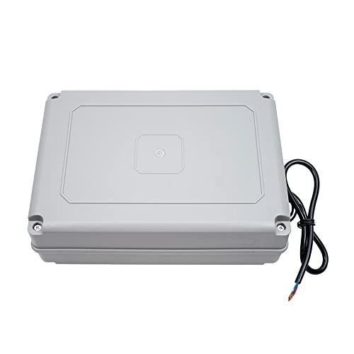 PNI MAB300 - Kit de automatización de Puerta oscilante, 2 Motores de 40 W, Longitud de Puerta 2 x 2,5 m, 200 kg y relé Inteligente PNI SmartHome RG120, aplicación Tuya