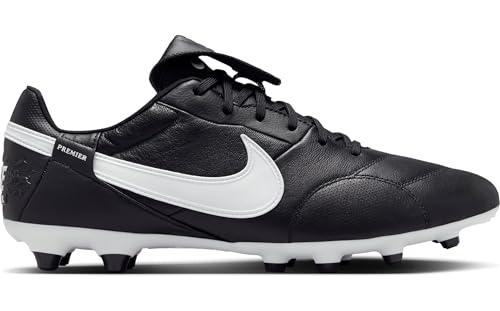 NIKE The Premier III FG, Sneaker Hombre, Black White, 37.5 EU