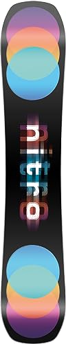 Nitro Tabla de Snowboard para Hombre OPTISYM BRD ´24, Freestyleboard, Asym Twin, CAM-out Camber, Urban, Mid-Wide