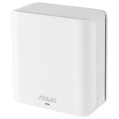 ASUS ZenWiFi BD4 2-Pack Mesh WiFi 7 de Doble Banda, 3600 Mbps, Cobertura de 470 m², Dos Puertos 2,5G, Controles de Seguridad y parentales incluidos, Smart Home Master SSIDs, Blanco