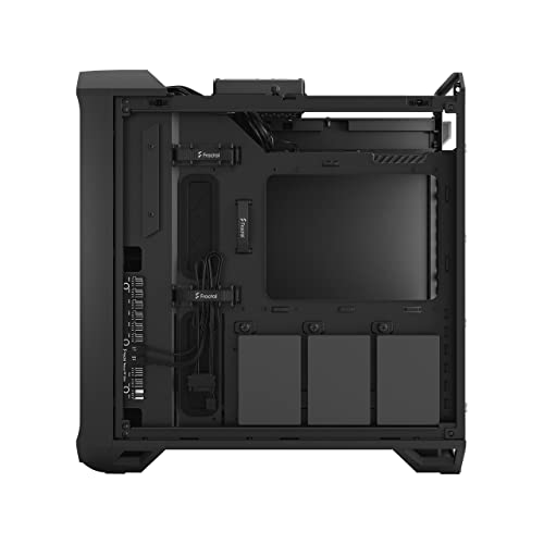 Fractal Design Torrent Compact Black - Solid Side Panel - Open Grille for Maximum Air Intake - Two 180mm PWM Fans Included - Type C - ATX Airflow Mid Tower PC Gaming Case