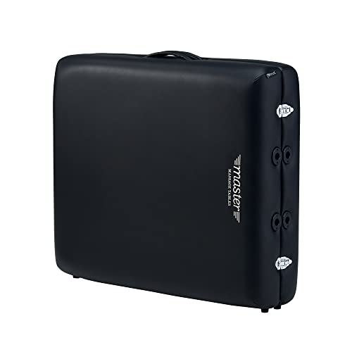 Master Massage Banco de Masaje portátil Plegable de Madera con cojín Musical y Altavoz, 76 cm