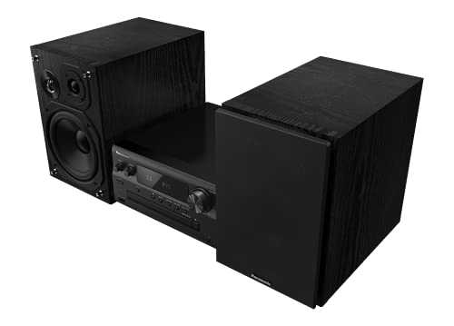 Panasonic SC-PM702EB-K Premium - Microestéreo (Bluetooth, Airplay, Dab+, CD, FM, Plateado)