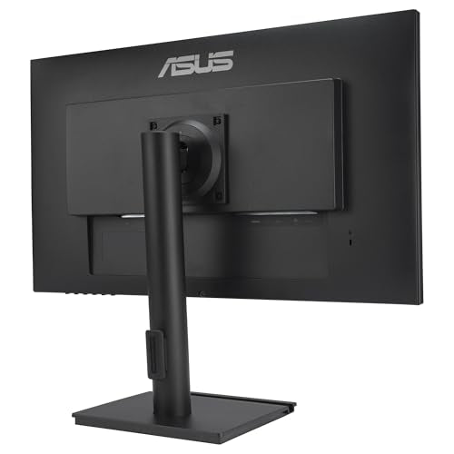 ASUS VA27DQFS Monitor profesional de 27 Pulgadas, IPS, Full HD, sin marco, 100 Hz, Adaptive-Sync, MPRT de 1 ms, HDMI, DisplayPort, VGA, luz azul baja, antiparpadeo, diseño ergonómico, montaje en pared