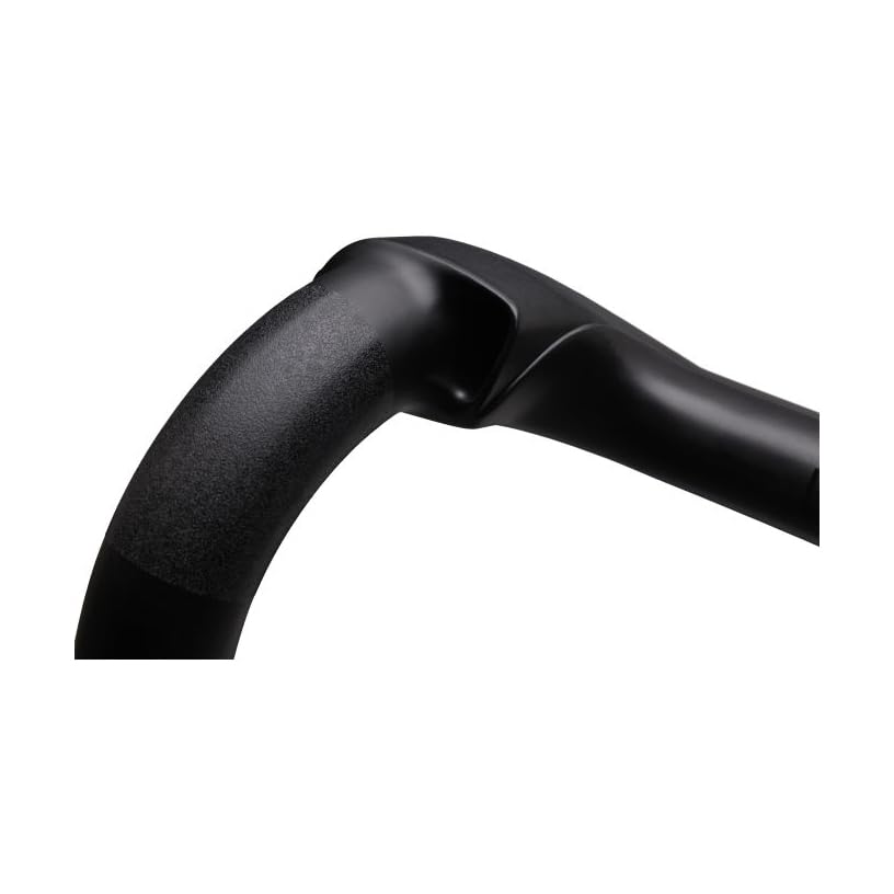 Shimano Bicicletas Manillar Vibe EVO +Anillas de la Marca BPH-Pro Accesorios de Ciclismo, Adultos Unisex, Negro, One Size