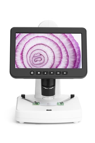 Microscopio Digital portátil Smart DiProgress Hooke, LCD de 7 Pulgadas, 16 Mpx, con Pantalla LCD HD