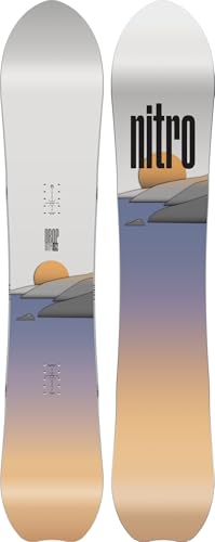 Nitro Snowboard 25 All-Mountain Freeride Girls Powder Carving Board CAM-out Camber