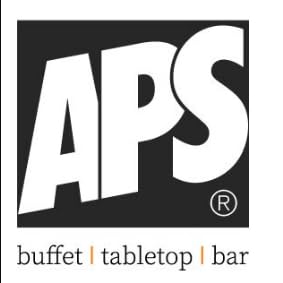APS 12337 - Plato para refrigerar, 4 Piezas. Conjunto Ø 30,5 cm, Altura: 17,5 cm, Acero Inoxidable 18/8, Rojo