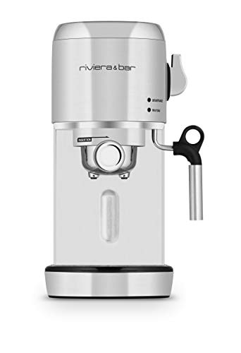 Riviera-et-Bar BCE450 - Máquina automática de expreso, color plateado
