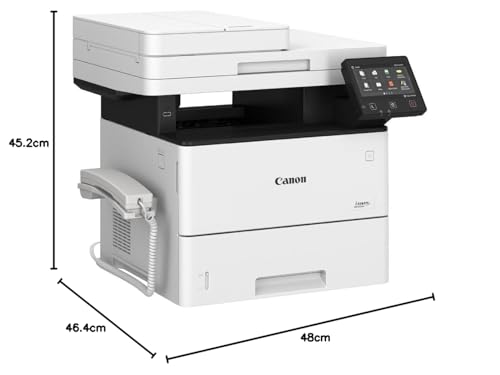 Canon i-SENSYS MF552dw Impresora Multifunción Blanco y Negro Láser 3 en 1, Impresión, Copia y Escaneo, WiFi, DADF de 50 Hojas, Impresión a Doble Cara Automática