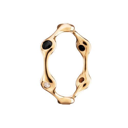 Pandora 970117MX2-55 - Anillo de oro amarillo de 18 quilates, talla 15 (17,52 mm)
