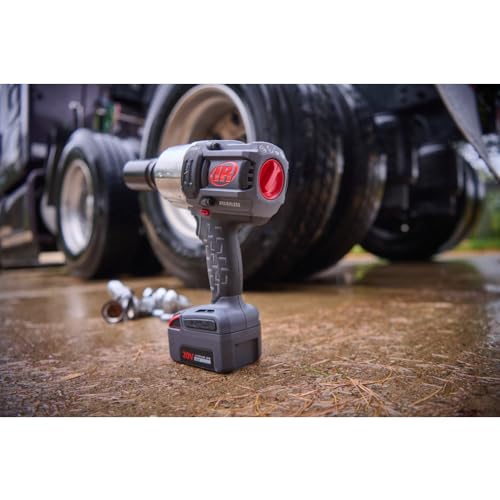 Ingersoll-Rand W8191-K2-EU Llave de Impacto Inalámbrica de 1" y 20V, Kit con 2 Baterías, 2710 Nm, Anillo de Fricción y Orificio Pasante, Tipo Pistola