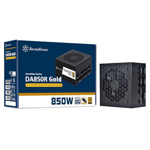 Silverstone SST-DA850R-GM,FA ATX Totalmente Modular 80 Plus Gold 850W ATX 3,0 y PCIe 5,0