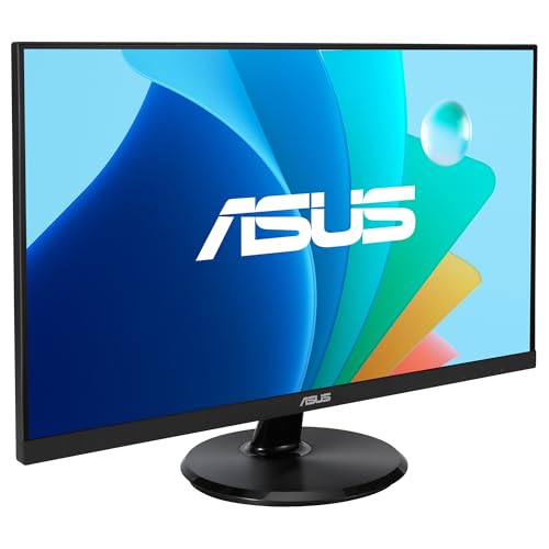 ASUS VA24DQFR Monitor Gaming Eye Care de 23.8 Pulgadas, IPS, Full HD, sin Marcos, 100 Hz, sincronización adaptativa, 1 ms MPRT, HDMI, DisplayPort, VGA, Baja luz Azul, antiparpadeo, Montaje en Pared