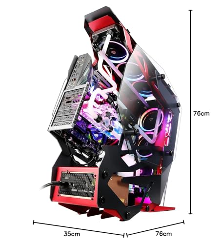 Antec Torque Computer Case Midi-Tower - Caja de Ordenador (PC, Aluminio, Negro, Rojo, ATX,EATX,ITX,Micro ATX, Juego)