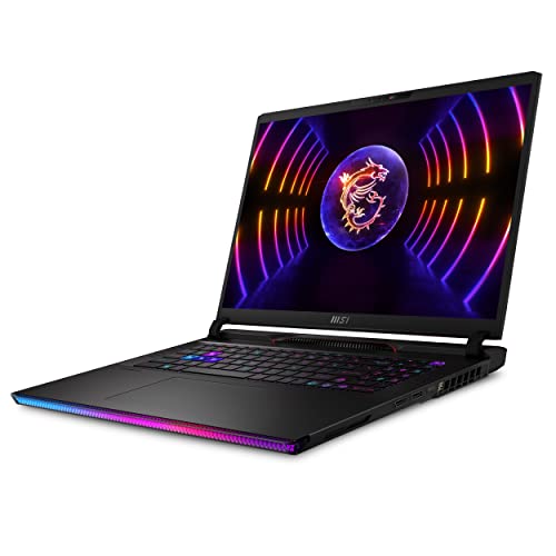 MSI Raider GE78HX 13VI-201ES - Ordenador portátil Gaming 17" QHD+(2560x1600), 240Hz (i7-13700HX, 32GB RAM, 1TB SSD, RTX 4090 16GB, Windows 11 Home Advanced) Black - Teclado QWERTY español