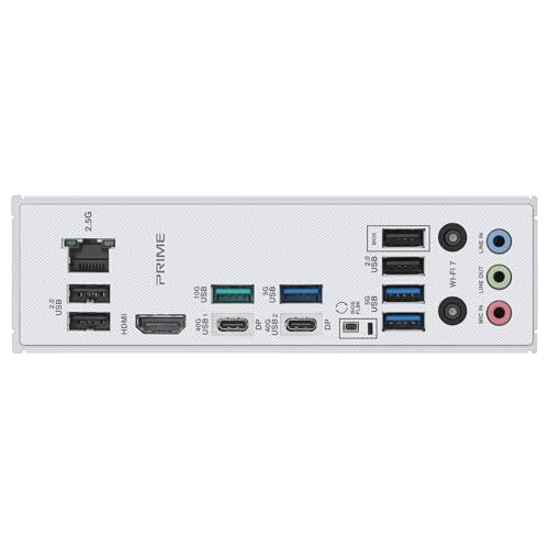 ASUS Prime X870-P WiFi - Placa Base AMD ATX, 14+2+1(80A) etapas de Potencia, PCIe 5.0 x16 Compatible con GPU de última generación, 4X M.2, DDR5, WiFi 7, Q-Antenna