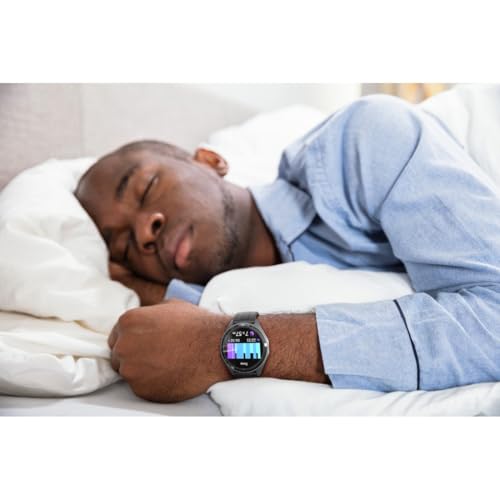 Hama | Reloj Inteligente 1.43" (Smartwatch Resistente al Agua IP68, GPS, análisis sueño, frecuencia Cardiaca, Monitor de hasta 100 Actividades, Pantalla táctil) Azul