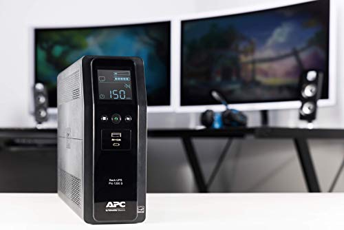 APC – Back UPS PRO by Schneider Electric - BR1200SI - UPS 1200VA (8 salidas IEC, Interfaz LCD, salida de onda senoidal pura)