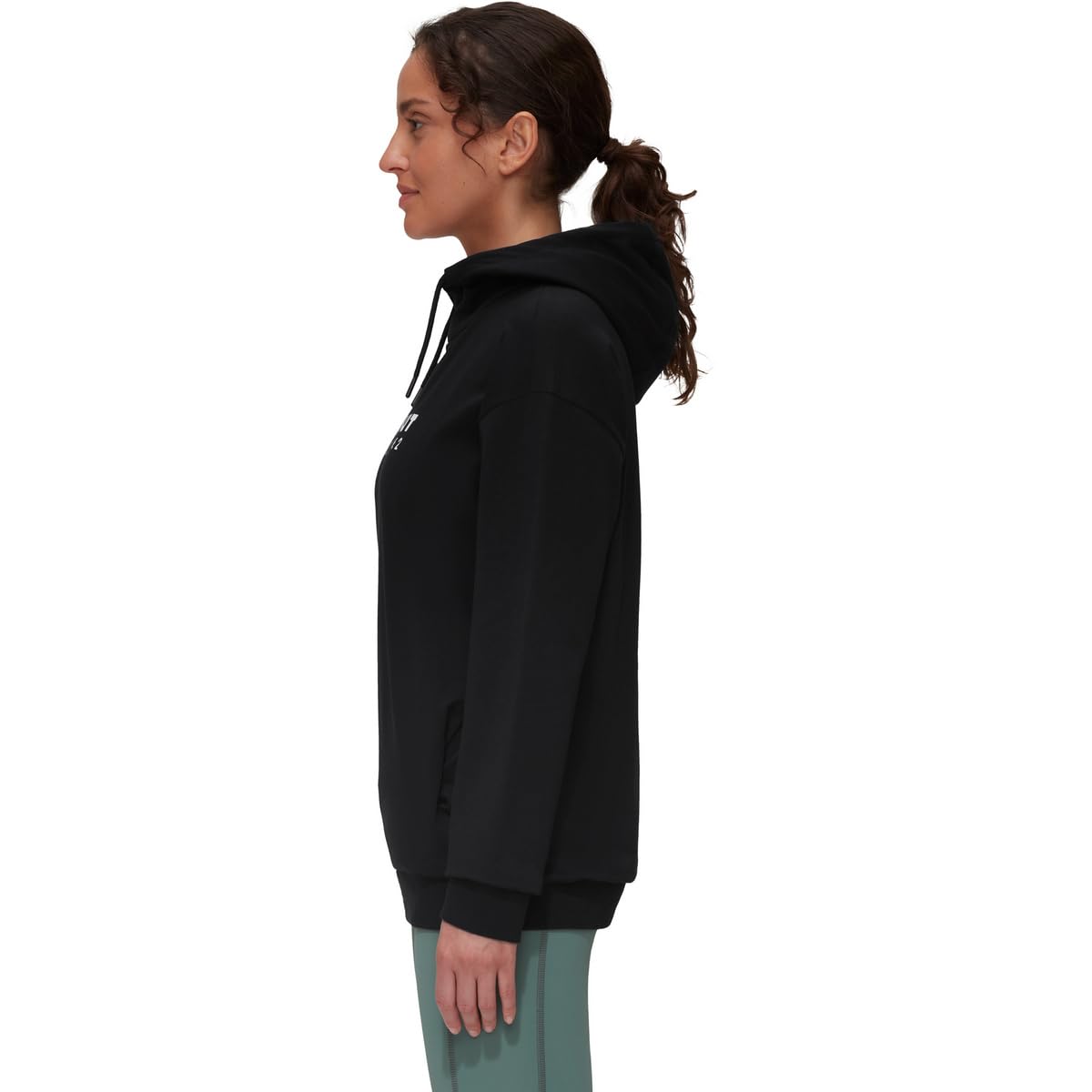 Mammut ML Sudadera con Capucha Mujer Logo Negro M