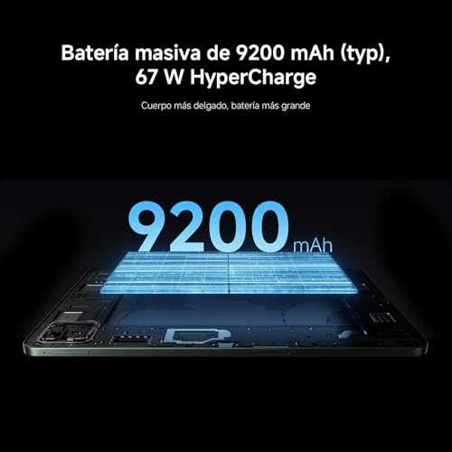 XIAOMI Pad 8 Pro Matte Glass - Tablet de 11.2" 3.2K (Snapdragon 8 Elite, 12GB de RAM, 512GB de ROM, WiFi 7, batería de 9200 mAh, 1 año de garantía Extra, Cargador no Incluido), Gris (Versión ES)