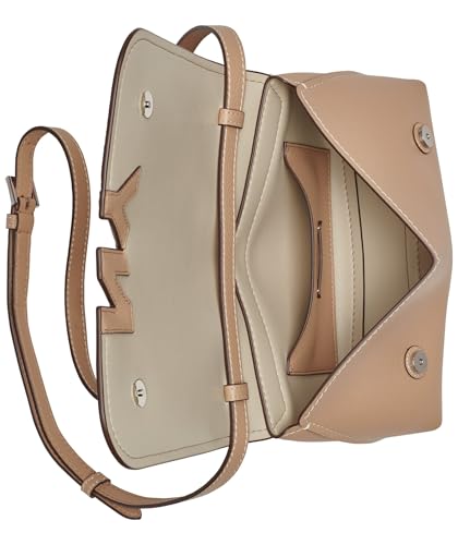 DKNY Nicole Crossbody, Mujer, Negro/Gris Topo Claro, Talla única