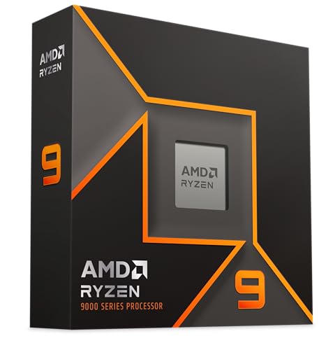 AMD Procesador Ryzen 9 9900X, 12 Núcleos/24 Hilos, Arquitectura Zen 5, 76 MB de Cahe L3, TDP de 120 W, Boost Frecuencia de hasta 5,6 GHz, Socket AM5, DDR5 y PCIe 5.0, Sin Ventilador