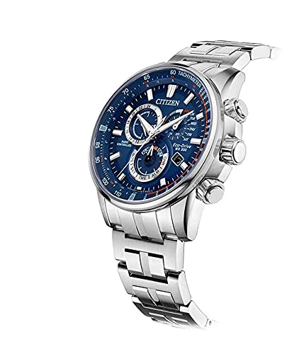 Citizen Reloj Cronógrafo para Hombres de Eco-Drive con Correa en Acero Inoxidable CB5880-54L