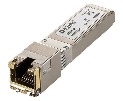 D-Link DEM-410T Red modulo transceptor Cobre 10000 Mbit/s SFP+ - Transceptor de Red (Cobre, 10000 Mbit/s, SFP+, 30 m, Plata)