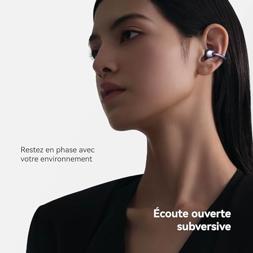 HUAWEI FreeClip,Auriculares Inalámbricos Bluetooth,Clip Innovador,Open-Ear,Gran Duración de Batería,Cancelación de Ruido en Llamadas por IA,Resistencia IP54 al Polvo y a Salpicaduras de Agua,Beige