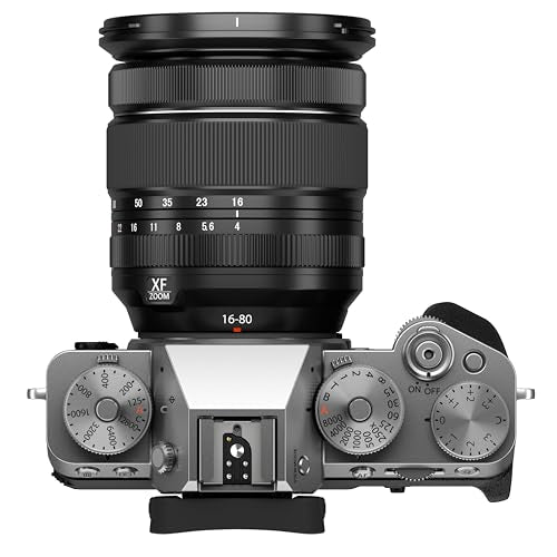 Fujifilm X-T5 Cámara Digital Mirrorless con Objetivo Zoom XF16-80mm/F4 R OIS WR Plata